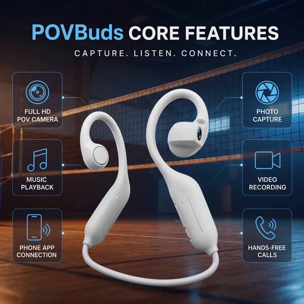 VolleyVue PovBuds